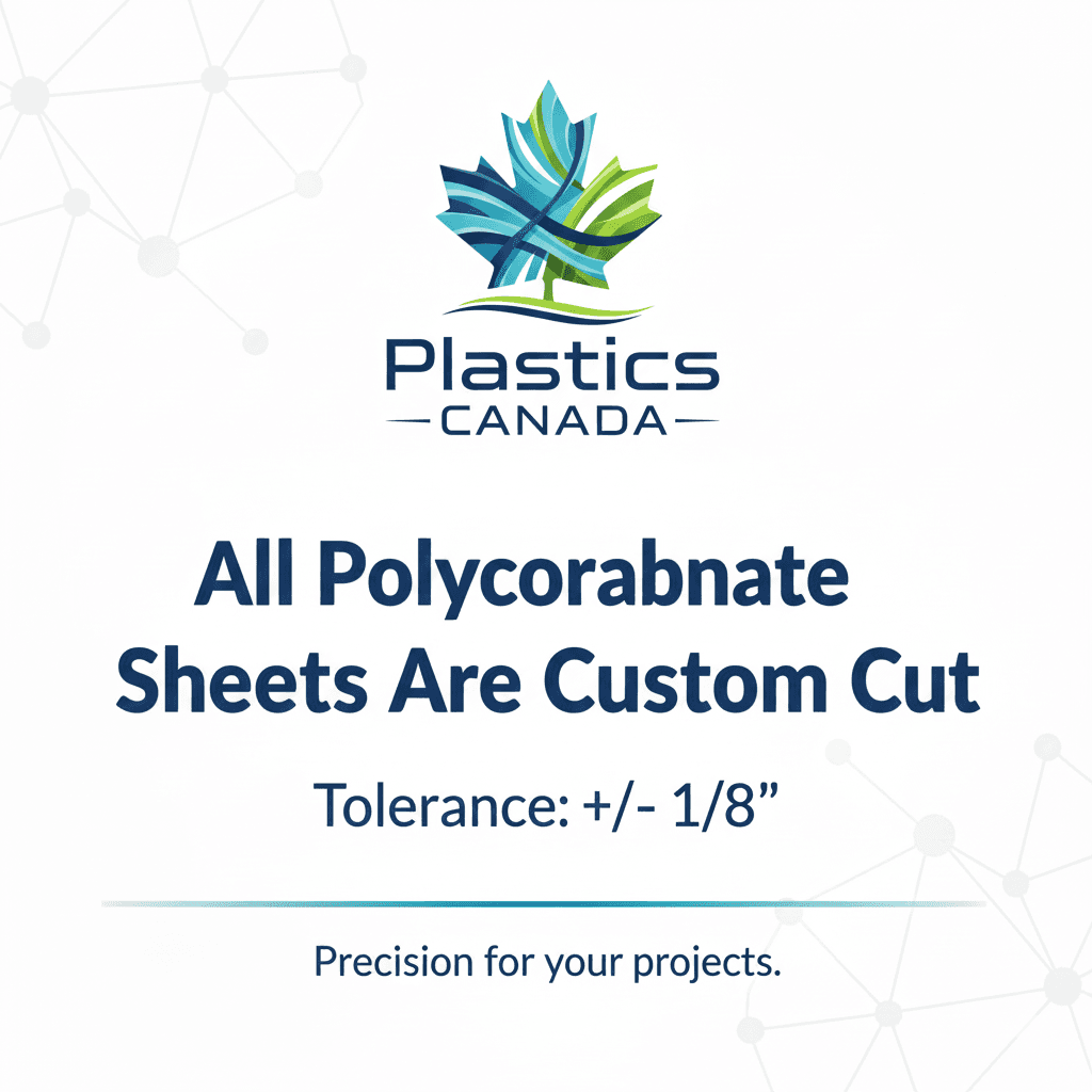 Custom cut Lexan polycarbonate sheet service Canada